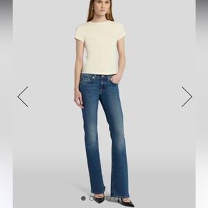 7 for All Mankind The Original Boycut Jean in New York Dark Wash Womens Size 29